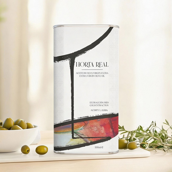 올리브갤러리 오르따레알 500ml 고급캔 오일 엑스트라버진 냉압착오일 올레오칸탈, 1개