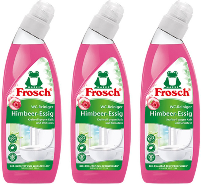 프로쉬 독일 변기세정제 라즈베리, 750ml, 3개