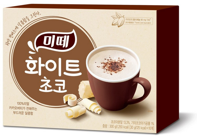 미떼 화이트 초코 분말, 30g, 10개입, 3개