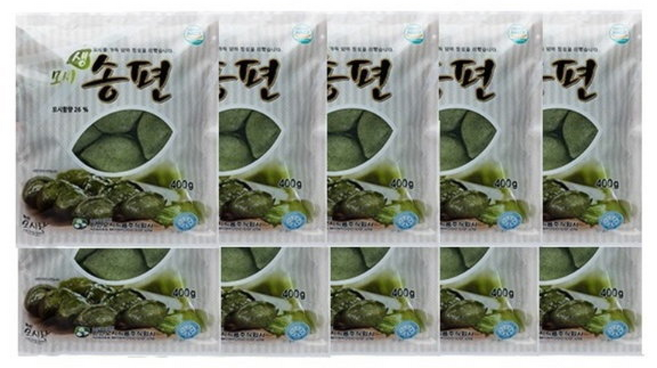 서천한산모시떡 모시송편 모시생송편 (), 400g, 100개