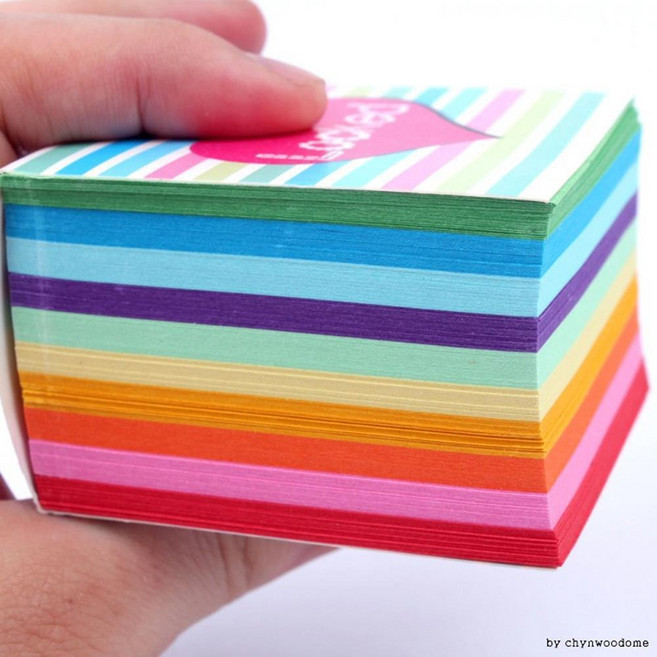 무지 학종이 1000매 학접기 색종이 6.5x6.5cm 1000매학종이