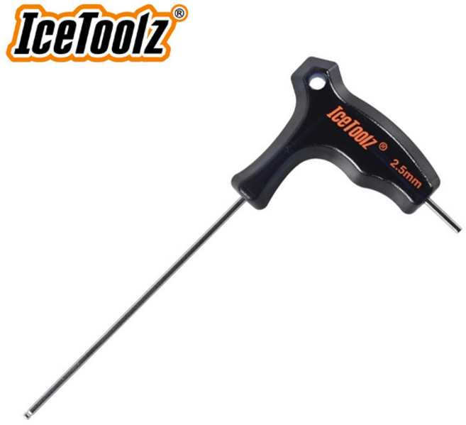 아이스툴즈 7M25 2.5mm 트윈헤드 볼-육각렌치, 1개