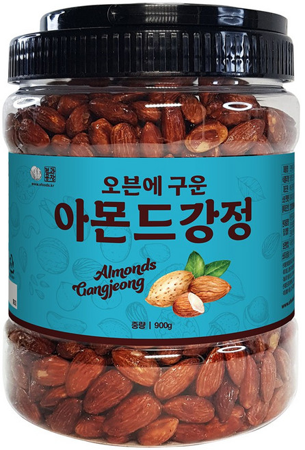 오븐에 구운 아몬드강정 아몬드정과 900g(통), 1개, 900g