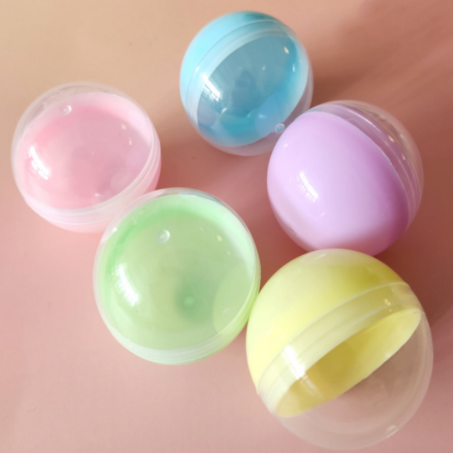 32mm 반투명 컬러 랜덤 캡슐 뽑기볼 뽑기캡슐, 50개