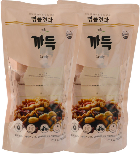 까득 하루견과 러블리 ND07, 20개