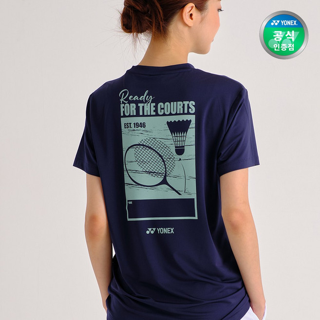 요넥스 253TS055U 배드민턴 반팔 티셔츠 남녀공용 데일리웨어