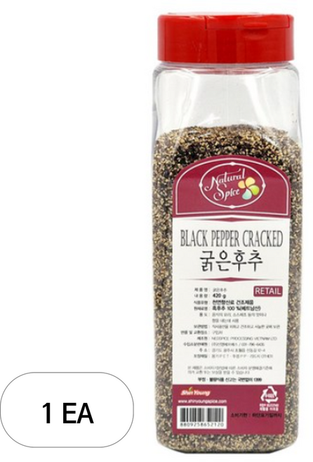 내츄럴스파이스 굵은후추, 420g, 1개