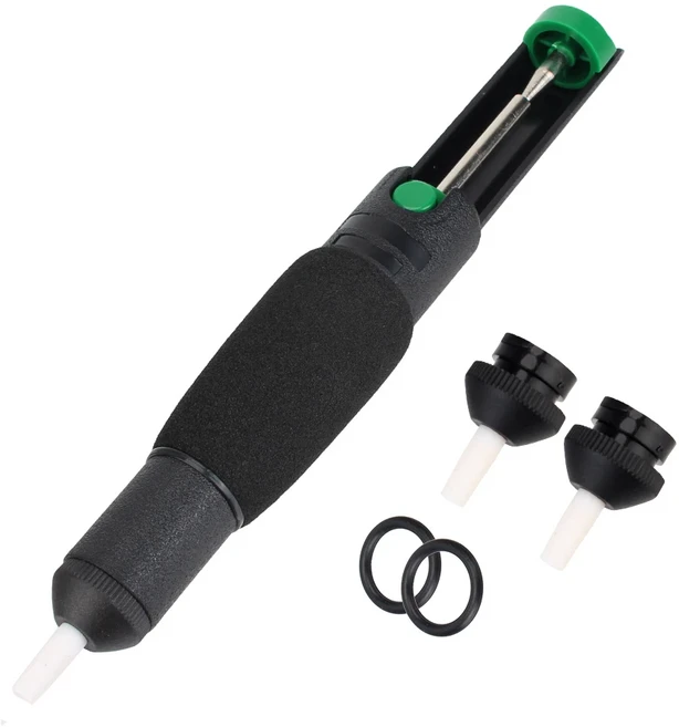 미끄럼 방지 핸들 핸드 용접 도구 납땜 제거 펌프 진공 다리미 디솔더 건 흡입 주석 빨판, 01 B