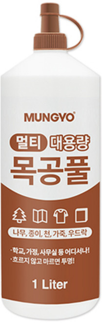 문교]멀티 목공풀 대용량1L, 1개