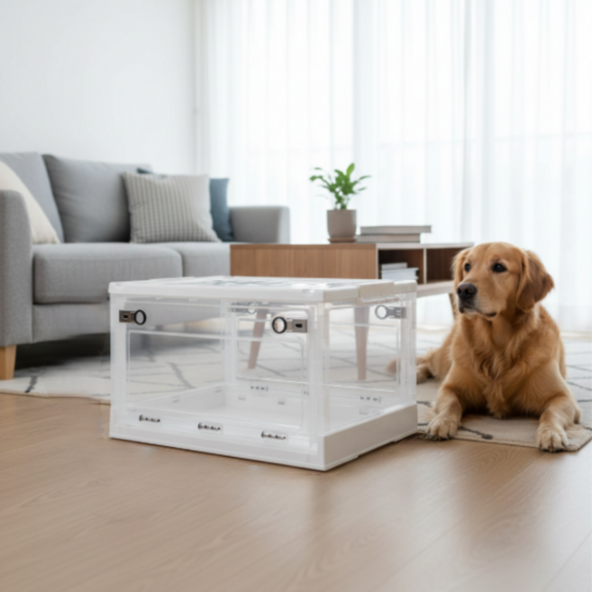 반려동물 강아지 고양이 산소방 반려묘 반려견 네블라이저방, 대형, 1개