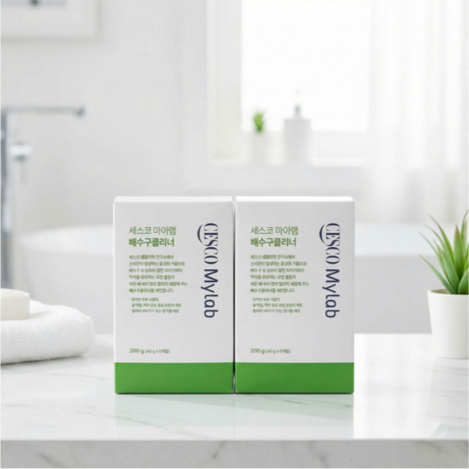 세스코 마이랩 배수구 클리너 (40g x5개입) 배수관 속 찌든때 간편세정, 2개, 200g