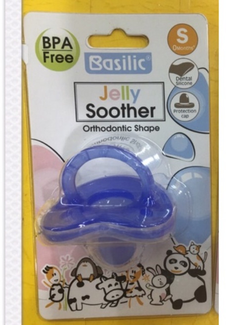 貝喜力克 果凍安撫型奶嘴, 1個, 【S】藍色