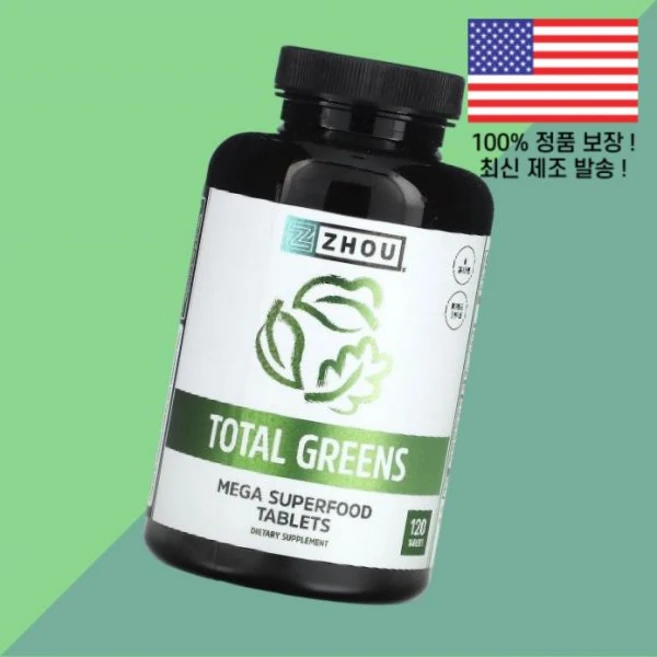 조우 뉴트리션 토탈 그린 120정 주 Total Greens 120 Tablets, 조우 뉴트리션 토탈 그린 120정 주 Total Gre, 1 - 쿠팡