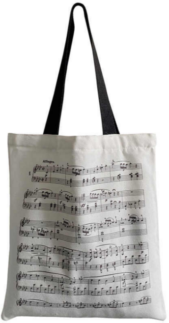 베토벤 피아노 캔버스백 피아노 가방 악보 에코백