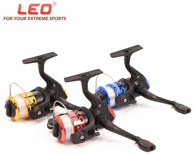 보급형 낚시 릴 YF200 민물 바다 찌 좌핸들 우핸들 원줄 포함, 상세설명 참조, 낚시릴YF200-블루