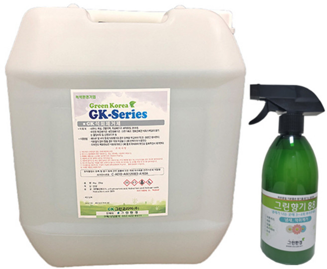 그린환경 GK석회제거제 석회제거 백화제거 우수관 석회배관막힘 배수구 클리너, 1개, 18L