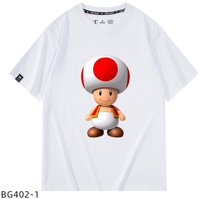 슈퍼마리오 버섯캐릭터 티셔츠 키노피오 브라더스 원더 오디세이 굿즈 반팔 티 잠옷 홈웨어 슈퍼 마리오