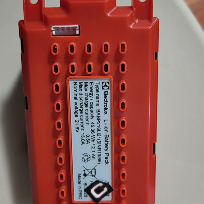 일렉트로룩스 진공 청소기 전선 블러쉬 얼티밋 저소음 유선 가정용 정리 초강력, 1개, Q7 배터리 팩 모듈