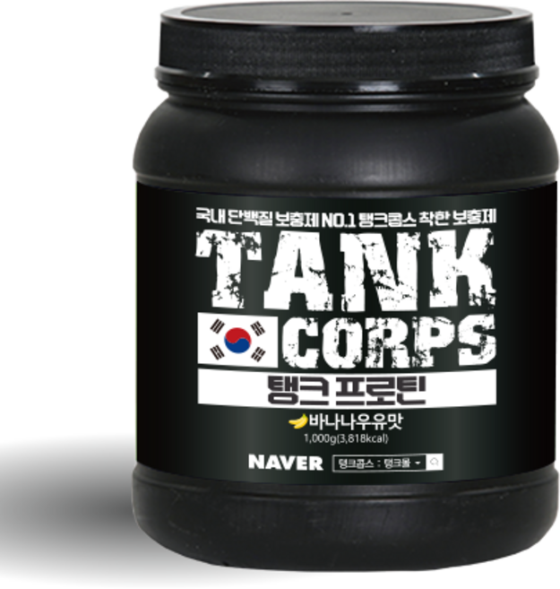 탱크콥스 분리 유청단백질 WPI 단백질보충제 프로틴 근육 국내보충제 1kg, 1개