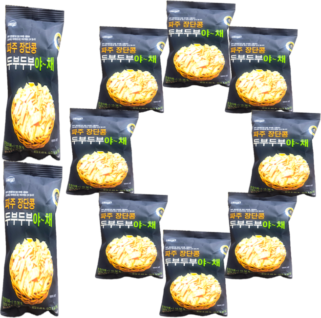 두부 두부 야채, 80g, 10개