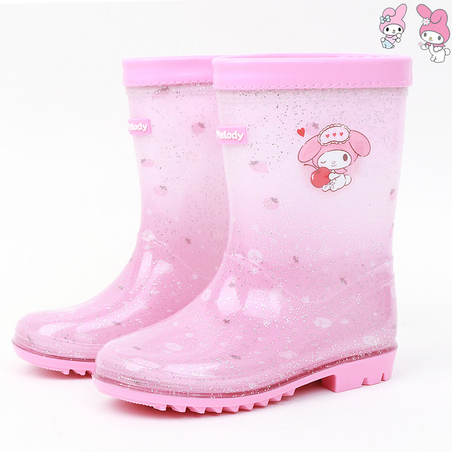 산리오 KOREA 정품 여아 레인부츠 유아 장화 갯벌 체험 모래놀이