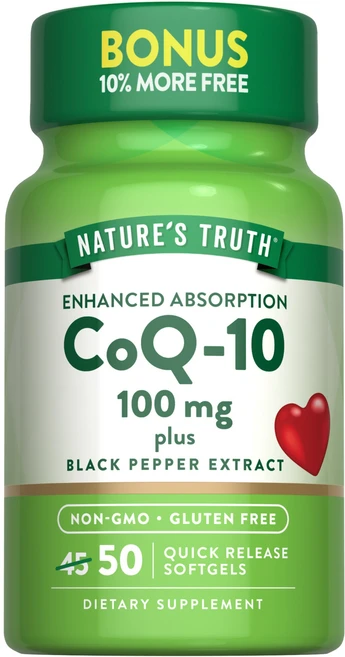 네이쳐스 트루스 CoQ10 100mg 소프트젤, 1개, 50정 - 쿠팡