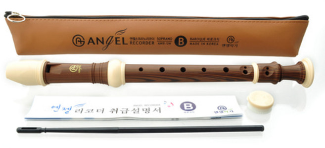 엔젤 우드소프라노리코더 AWR-SW, 저먼식, 1개
