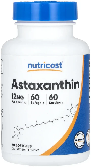 새해 첫좋은선물 Nutricost 아스타잔틴 12mg 소프트젤 60정 제대로 할인합니다 - 쿠팡