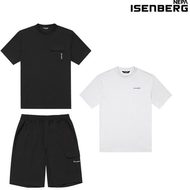 [네파이젠벅] 여름 반팔+반바지 셋업 3종 4컬러 택1
