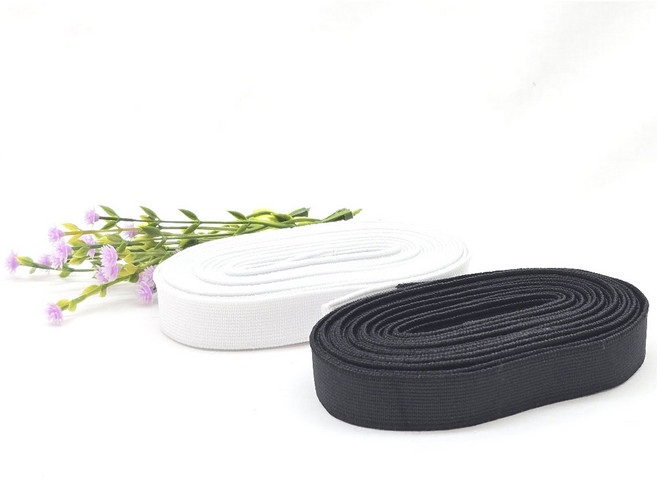 드림토리 허리고무밴드 20mm 4.5M(5마), 2개, 검정+흰색