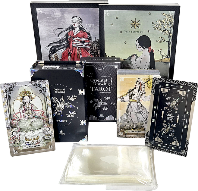 오리엔탈 드로잉 타로카드 입문자세트 (타로카드+해설서+opp), 1개