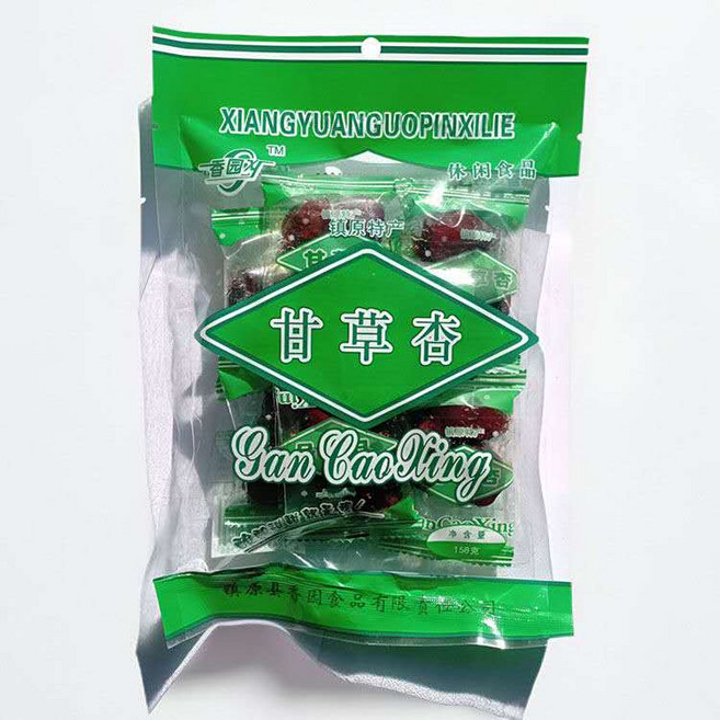 중국식품 gancaoxing 과일간식 건조살구 감초 살구 건살구, 1개, 158g