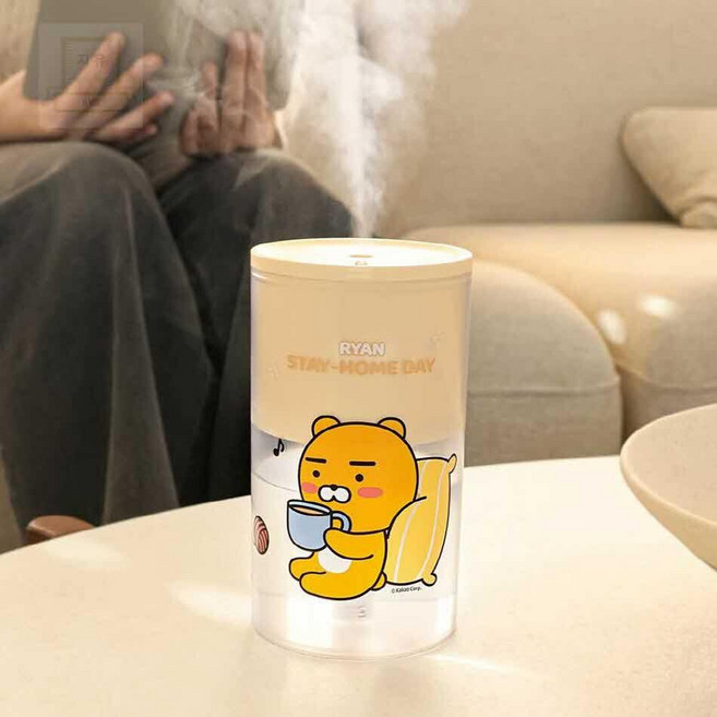 스토어-지유 라이언 캐릭터 USB 그래픽 미니 가습기 탁상용가습기