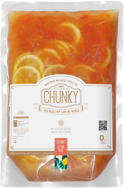 청키 수제 레몬청 자몽청 블렌딩 시트론러쉬 대용량 카페용 과일청 2kg, 1개, 1개입