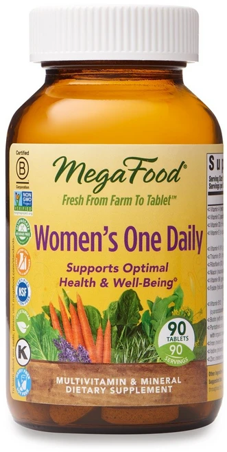 Megafood 우먼스 원 데일리 타블렛, 1개, 90정 - 쿠팡