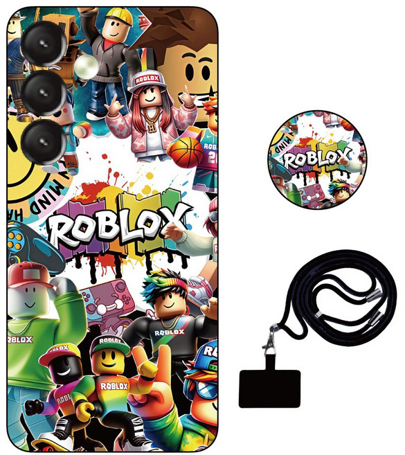 광카광카 전기종 로블록스 마인크래프트 브롤스타즈 목걸이 스트랩 스마트톡 휴대폰 범퍼 케이스
