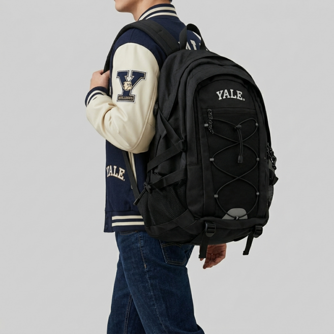 예일 백팩 가방 데일리 가벼운 남녀공용 백팩 / 오-onz