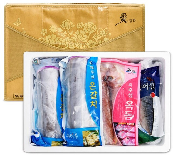 [이제주섬] 제주 수산물세트 1호 (옥돔2미+갈치300g대1마리+고등어살1kg5-6팩)