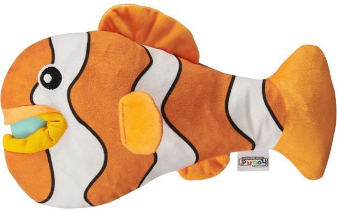 아웃워드 하운드 바이 니나 오토슨 프루티 파인즈 인터랙티브 플러시 강아지 퍼즐 장난감 간식 볼 포함 인지력 빨강 2882974, 광대물고기