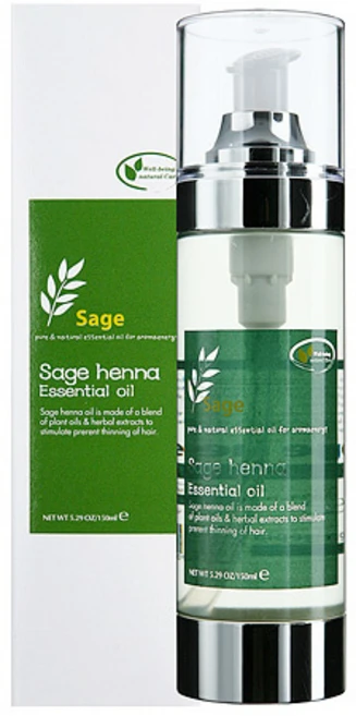 허브몰 / A_본 세이지 헤나 에센셜 오일 150ml, 1개 - 쿠팡