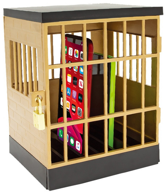 핸드폰 감옥 잠금상자 스마트폰 금욕 상자 박스, 1개, 옐로우_일반형