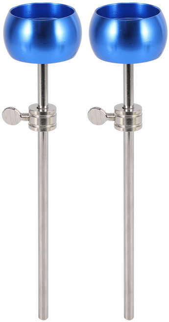 XFDZ-2Pcs 베이스 드럼 페달 비터 알루미늄 합금 해머 타악기 액세서리 부품, 01 Blue Silver, 01 blue