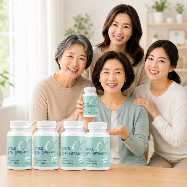 헤븐라이프 알파CD 알파시클로덱스트린 정 1000mg, 4개, 60정