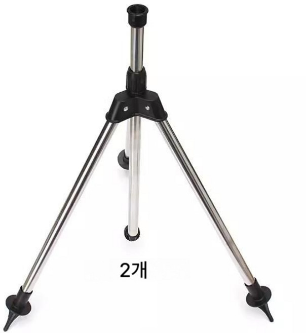 자동 회전 원예 농업용 관수용 스프링쿨러, 분무기 삼각대, 1개