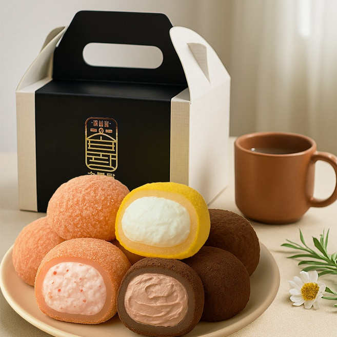 수능대박세트 18개입 생크림 찹쌀 초코 카스테라 인절미 생크림 3종 개별포장 선물 합격 떡, 수능 응원 세트(카스테라+초코+딸기), [합격스티커 부착], 18개