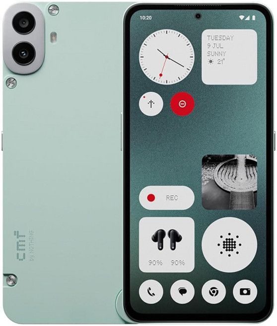 CMF 낫싱 폰 원 CMF by Nothing Phone 1 one 스마트폰 글로벌 버전 8+256GB, 블루, 256GB
