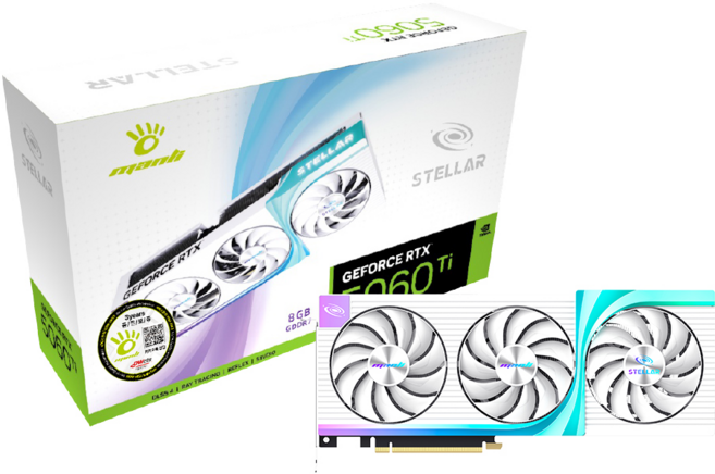 MANLI 지포스 RTX 5060 Ti Stellar OC D7 8GB 대원씨티에스