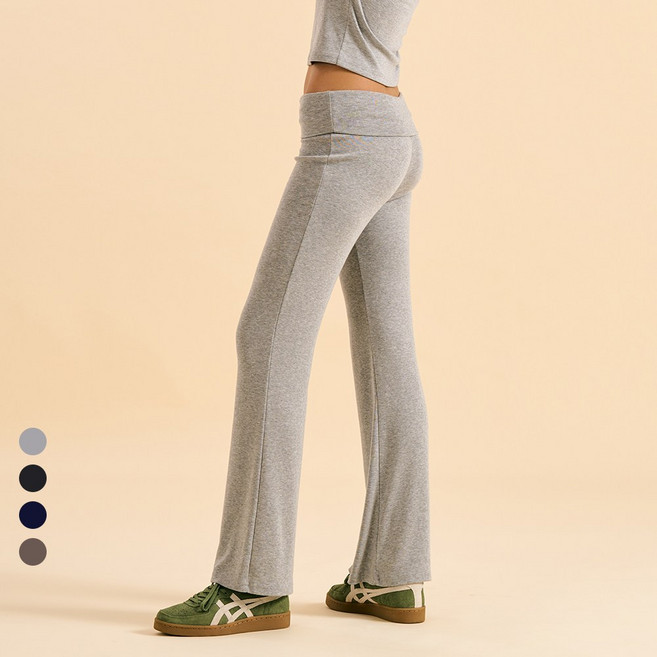 [콘치웨어] 슬림 로우라이즈 팬츠 (4colors) 필라테스 요가