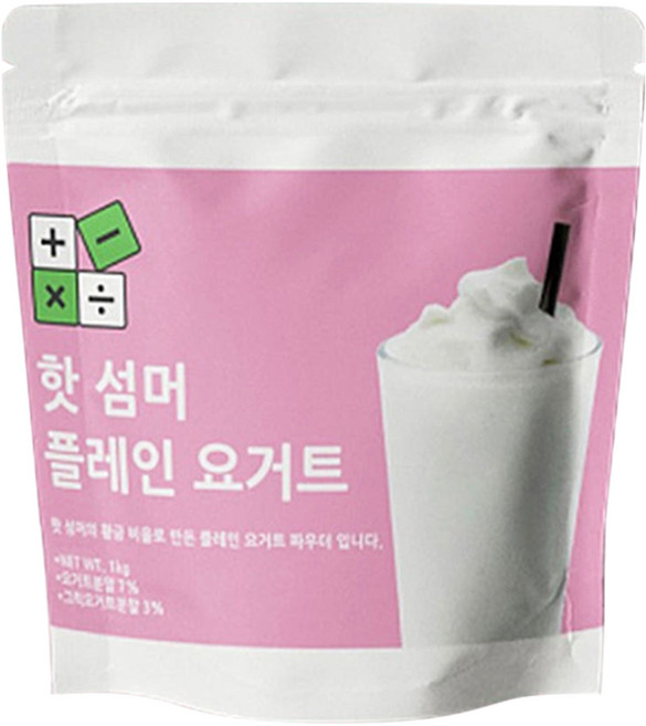 빅트레인 핫섬머 플레인 요거트 파우더 1kg