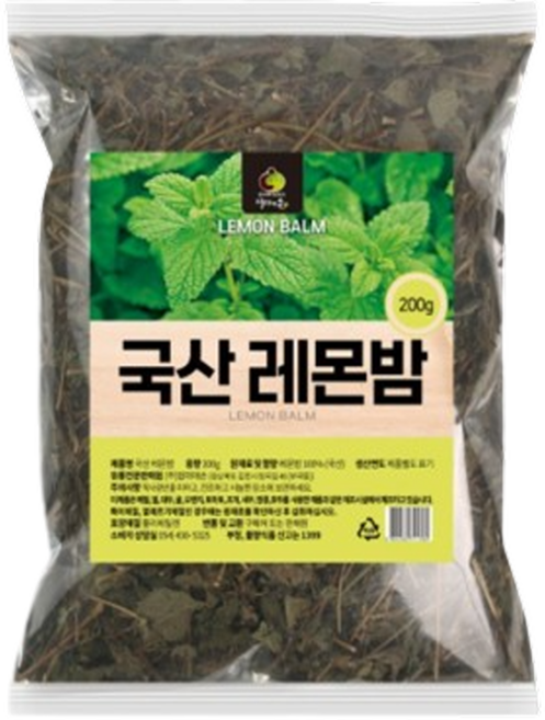 국산 레몬밤 차 원물 건재 허브 티 200g, 1개, 200mg